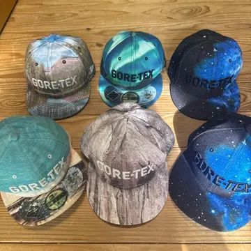 newera GORE-TEX 캡 우주 삼림 비치 오로라