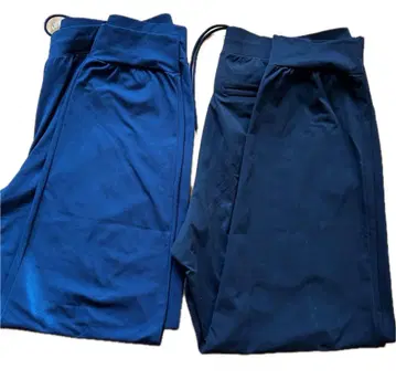 유니클로 울트라 스트레치 액티브 조거 팬츠 긴 길이 블랙과 네이비 2개