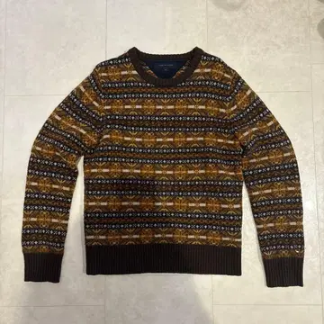 TOMMY HILFIGER 페어아일 패턴 니트 스웨터