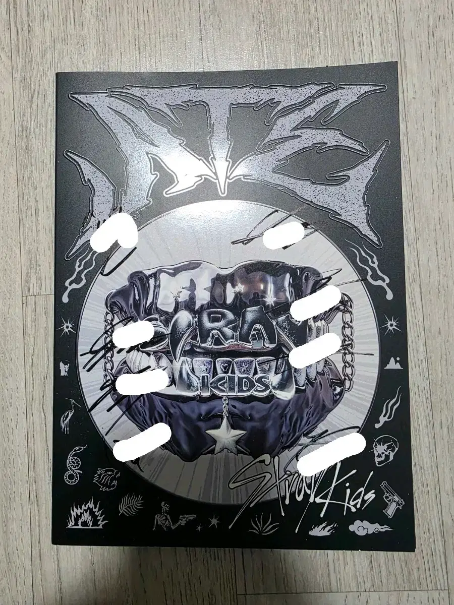 Stray Kids ate signed album