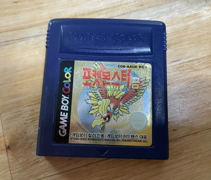 Pokémon Gold Korean genuine cartridge (Game Boy Advance)