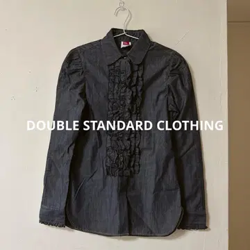 더블 스탠다드 클로징 프릴 블라우스