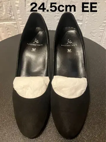 와코루 서세스워크 펌프스 양가죽 스웨이드 24.5cm 7cm 힐