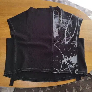 울 니트 베스트 사이즈 38 블랙