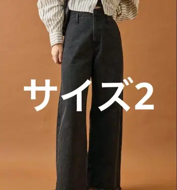 mystic 웨이브 데님 블랙 사이즈 2