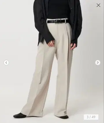 MARW UNITED ARROWS 턱 스트레이트 팬츠