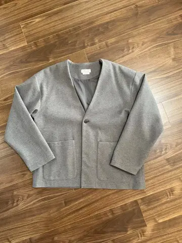 Ciaopanic Typy 노카라 자켓 L 사이즈 그레이