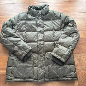 무인양품 올리브 그린 다운 자켓