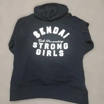 [새상품급] 센다이 걸즈 프로레슬링 후드티 사이즈 XL