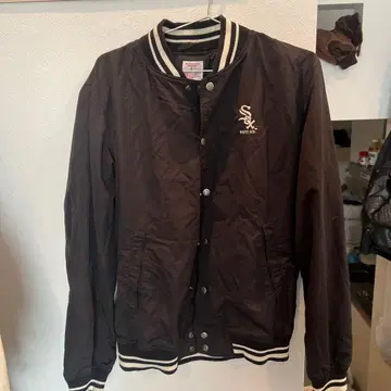 WHITE SOX 바시티 자켓 L 블랙
