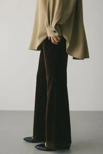 STYLE MIXER 벨로아 플레어 팬츠