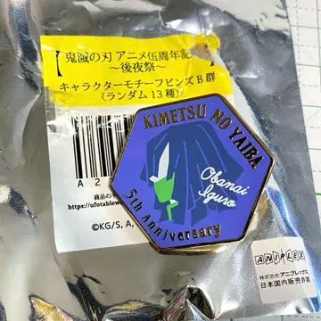 귀멸의 칼날 이구로 오바나이 후야제 모티브 핀즈