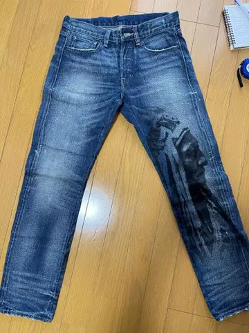 Denim&Supply 인디언 프린트 슬림 청바지 W30 L30