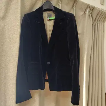 ck 캘빈클라인 블랙 벨벳 자켓