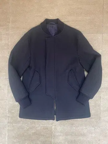 Scye 롱 블루종 자켓 사이즈 38 네이비