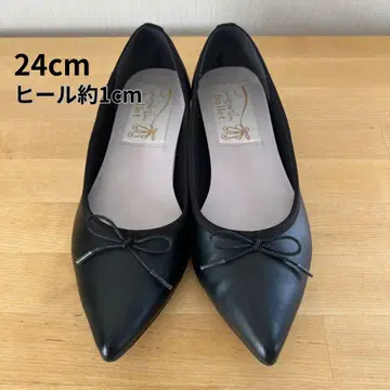 Launa lea Ballet 발레 슈즈 포인티드 24 일본제 블랙