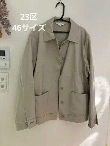 23구 베이지 버튼 자켓 46