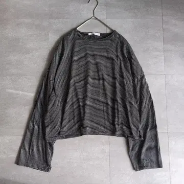 에트레토쿄 보더 박스 티셔츠 풀오버