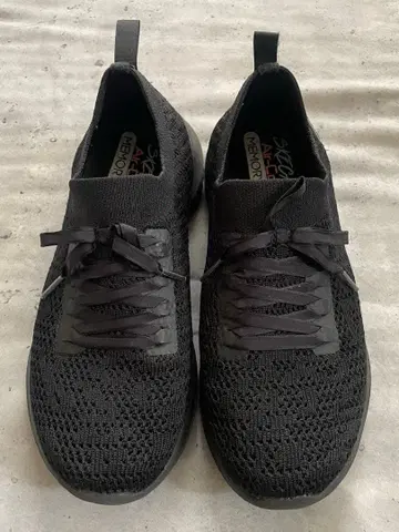 SKECHERS 니트 슬립온 AirCooled 23.5cm