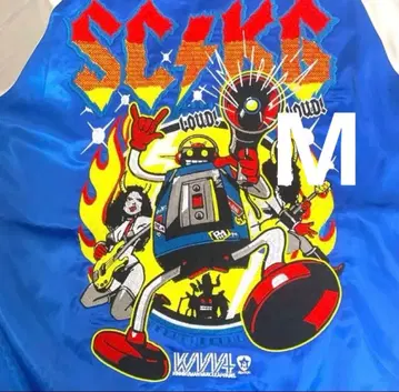 미사용 새상품 근육맨 스카잔 M사이즈 리버서블 스테카세킹