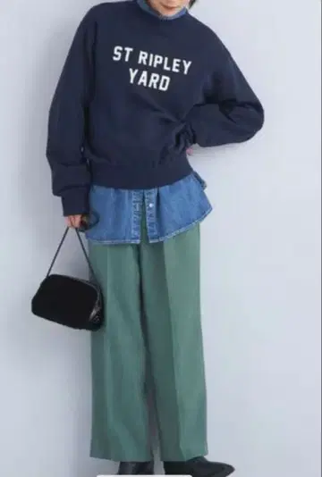 택 포함 새상품 트위드 라이크 팬츠 윈터