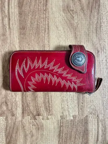 KC,s 케이시즈 지갑 라이더스 지갑 부츠 스티치