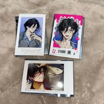 사류의 인습 형제 사류 카오루 폴라로이드풍 카드 3장 세트