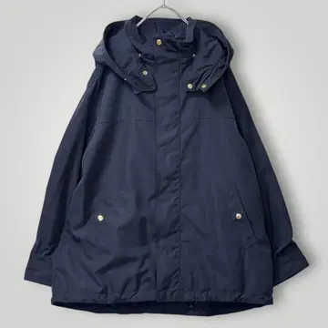 미사용급 [그린 라벨 릴랙싱] 발수 마운틴 후드티 M 네이비