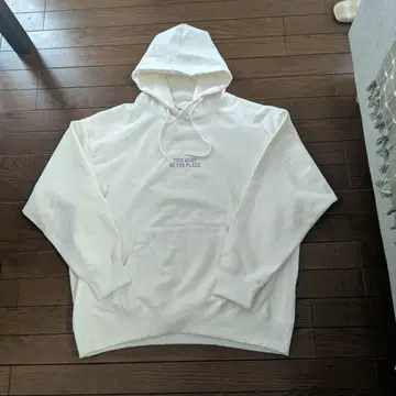 GLOBAL WORK 화이트 후디 XL