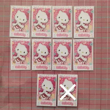 캐릭터 포토 카드 산리오 라이브 캐릭터 3 헬로키티 10장 세트