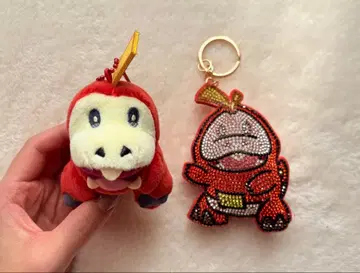 포켓몬 뜨아거 키링 2개 세트