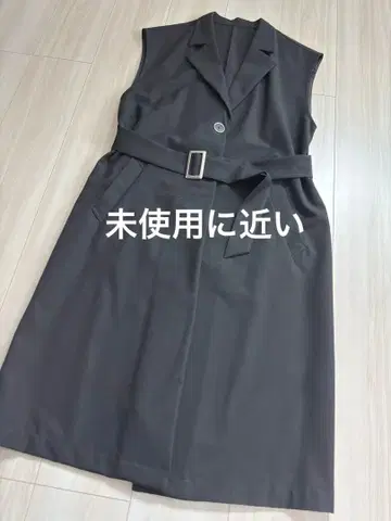 여성 상의 롱베스트 베스트 L 블랙 미사용에 가까운 세레모니