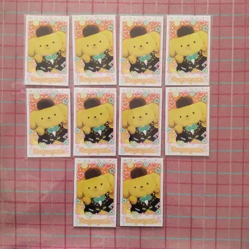 캐릭터 포토카드 산리오 라이브 캐릭터 3 폼폼푸딩 10장 세트