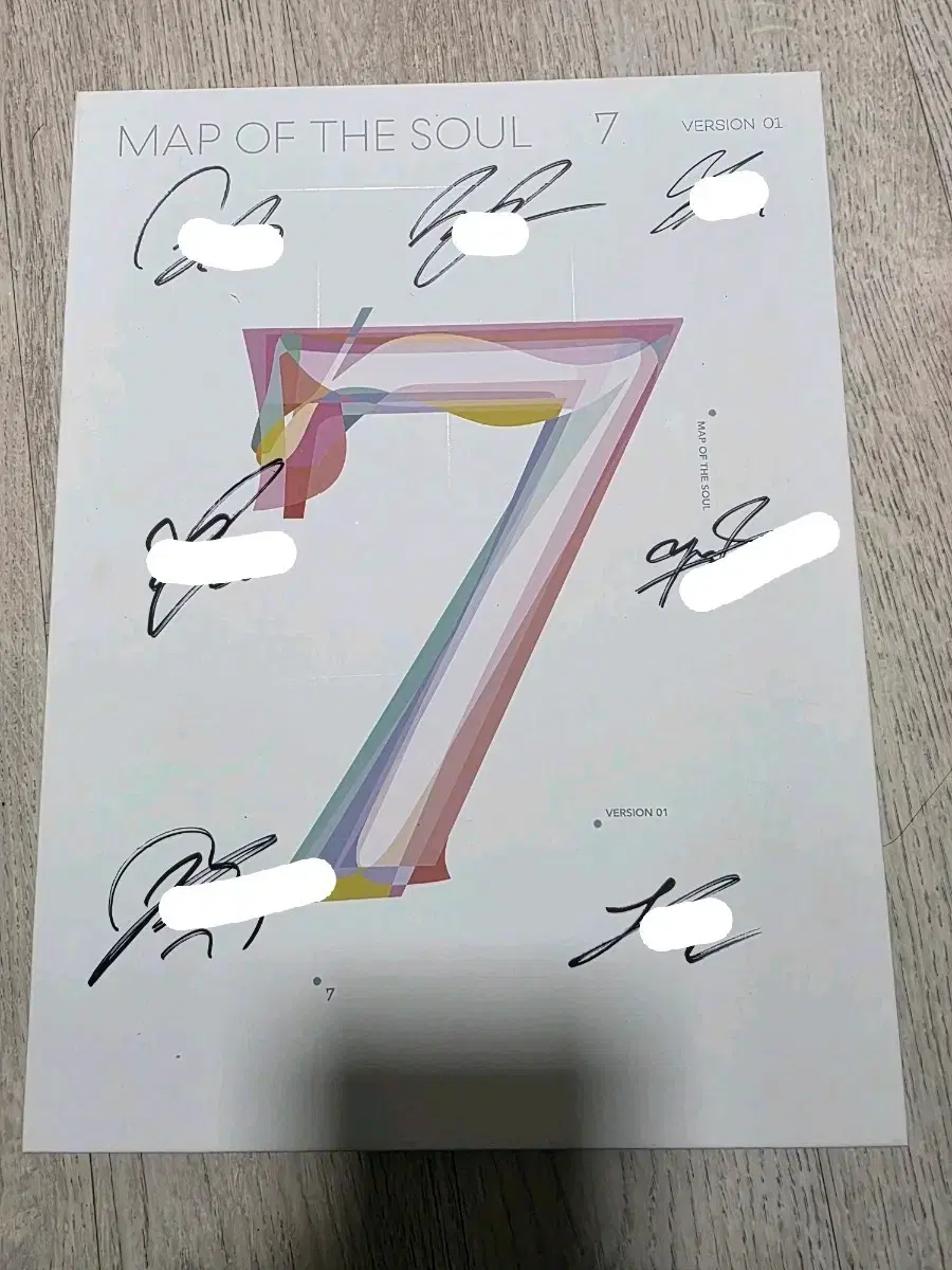 Bangtan Map of the Soul 01 signed album
