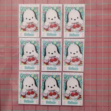 캐릭터 포토트레 산리오 라이브 캐릭터 3 포차코 9장 세트