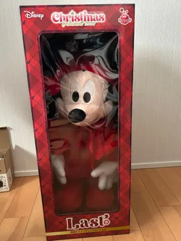 라스트 원상 디즈니 복권 크리스마스 BIG 스탠딩 미키 봉제 인형