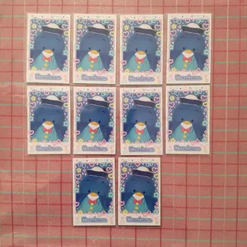 캐릭터 포토 카드 산리오 라이브 캐릭터 3 턱시도샘 10장 세트