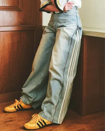 adidas 사이드 지퍼 데님 28