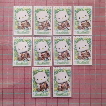 캐릭터 포토카드 산리오 라이브 캐릭터 3탄 디어 다니엘 10장 세트