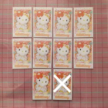 캐릭터 포토 산리오 라이브 캐릭터 3탄 헬로 미미 10장 세트