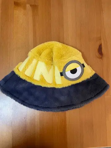 미니언 플리스 모자 버킷 햇