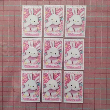 캐릭터 포토트레 산리오 라이브 캐릭터 3종 위시미멜 9장 세트