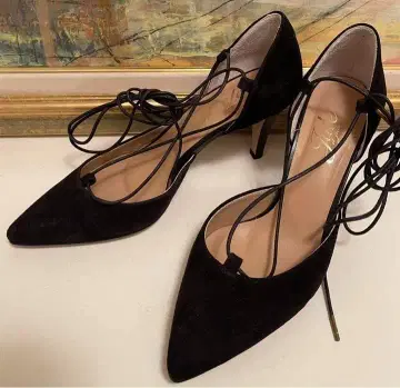 [ 새상품 일본제 ] 쥬르 앙 쥬르 레이스업 펌프스 댄스