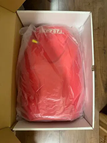 [ 미사용 ] 레어 Ferrari Marlboro 레드 백팩