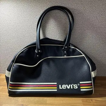 Levi's 보스턴 백 블랙 스트라이프 디자인