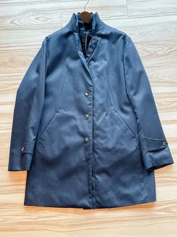 고타이리쿠 네이비 컬러 스텐카라 코트 라이너 포함 클리닝 완료