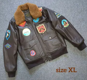 TOPGUN 가죽 자켓 sizeXL