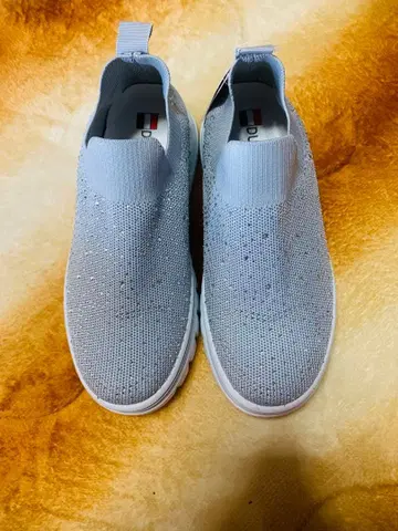 통굽 슬립온 그레이 니트