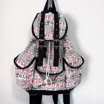 헤이세이 여아 백팩 피스 마크 클로버