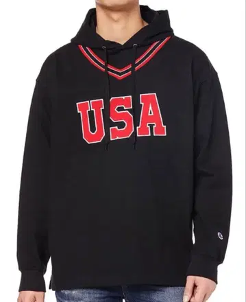 새상품 미개봉 챔피온 풀오버 맨투맨 후드티 후디 블랙